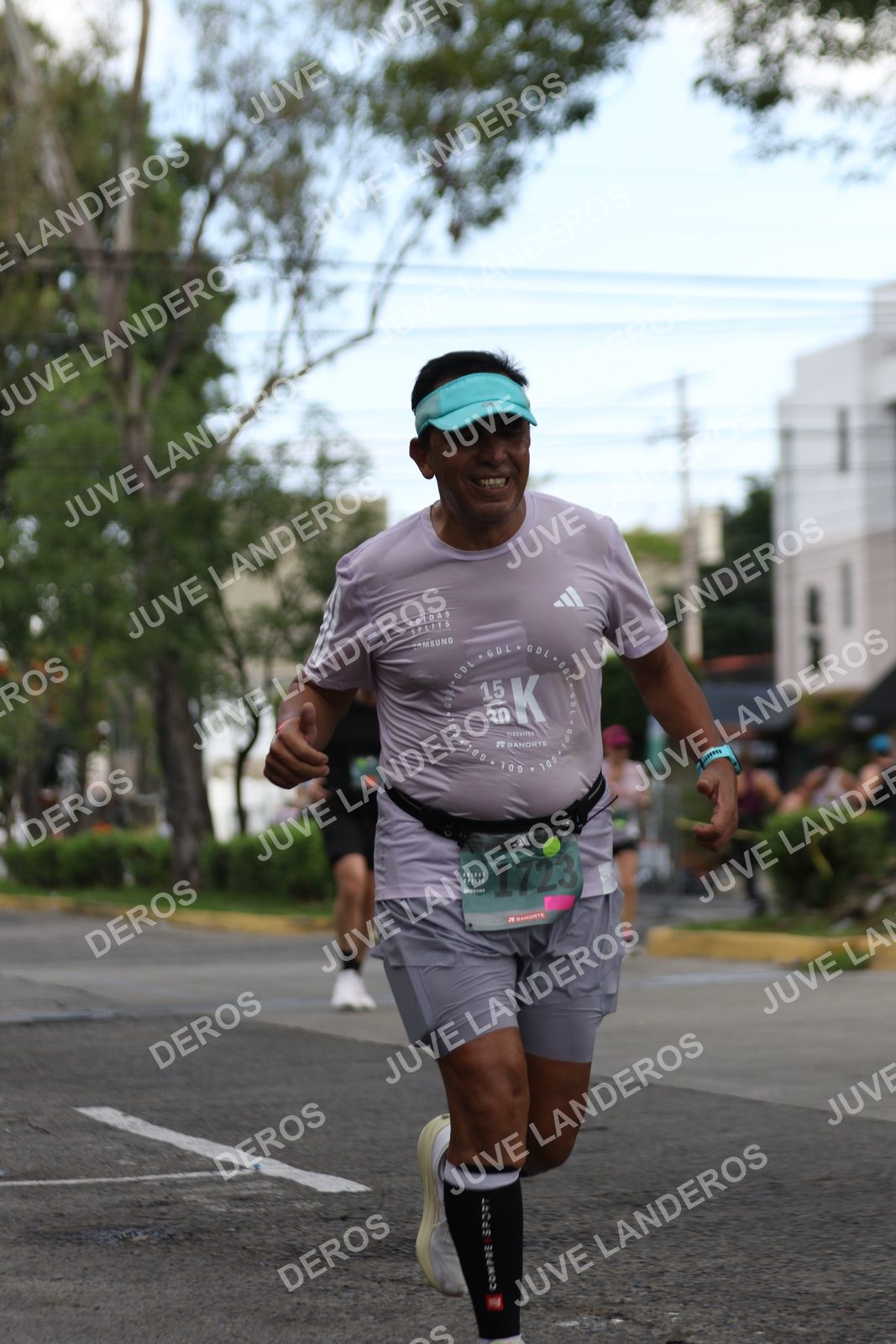 Foto de ADIDAS SPLITS GUADALAJARA 15K / 30K en Av. San Ignacio esquina Av. Ignacio L. Vallarta, Zapopan a las 09:04 · dorsal 1723, 15, 30