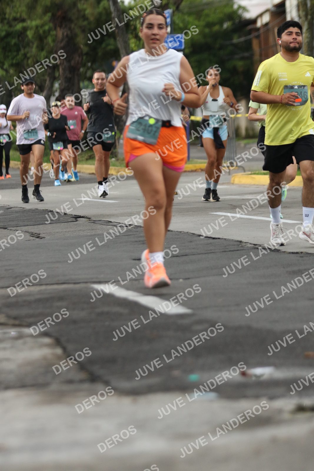 Foto de ADIDAS SPLITS GUADALAJARA 15K / 30K en Av. San Ignacio esquina Av. Ignacio L. Vallarta, Zapopan a las 06:58 · dorsal 2407, 46, 12