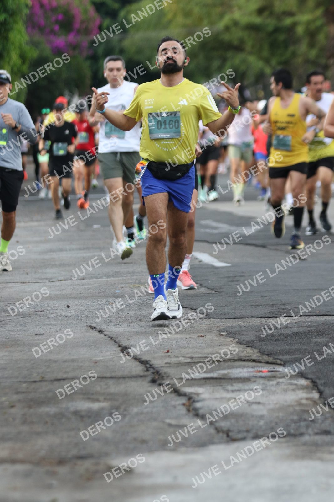 Foto de ADIDAS SPLITS GUADALAJARA 15K / 30K en Av. San Ignacio esquina Av. Ignacio L. Vallarta, Zapopan a las 07:07 · dorsal 160