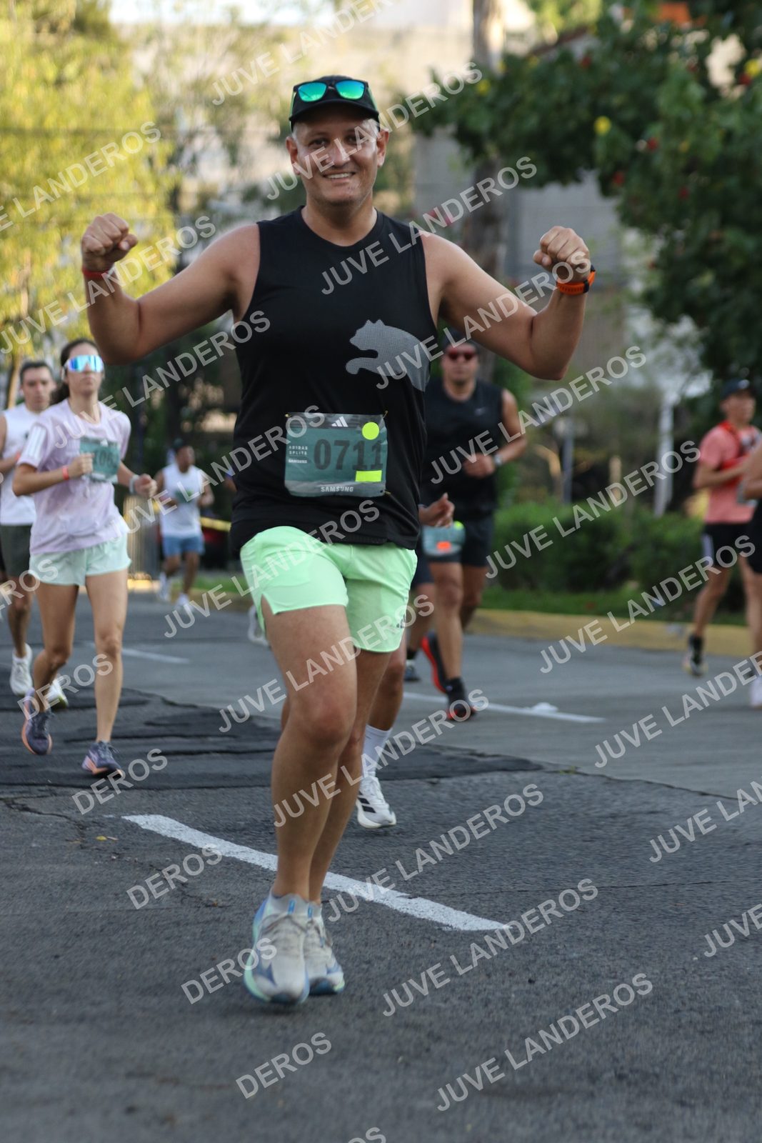 Foto de ADIDAS SPLITS GUADALAJARA 15K / 30K en Av. San Ignacio esquina Av. Ignacio L. Vallarta, Zapopan a las 07:36 · dorsal 711