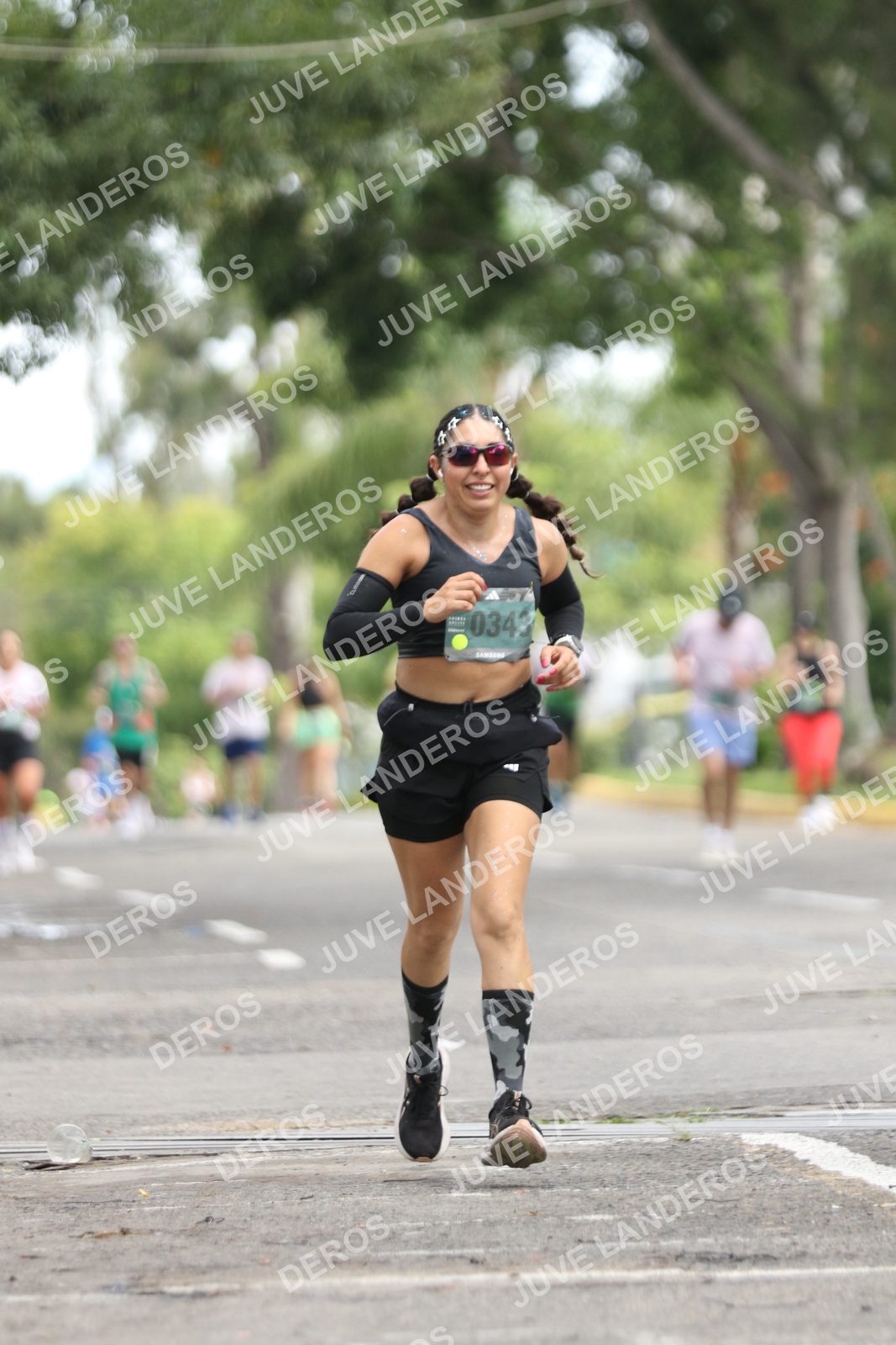 Foto de ADIDAS SPLITS GUADALAJARA 15K / 30K en Av. San Ignacio esquina Av. Ignacio L. Vallarta, Zapopan a las 09:08 · dorsal 343