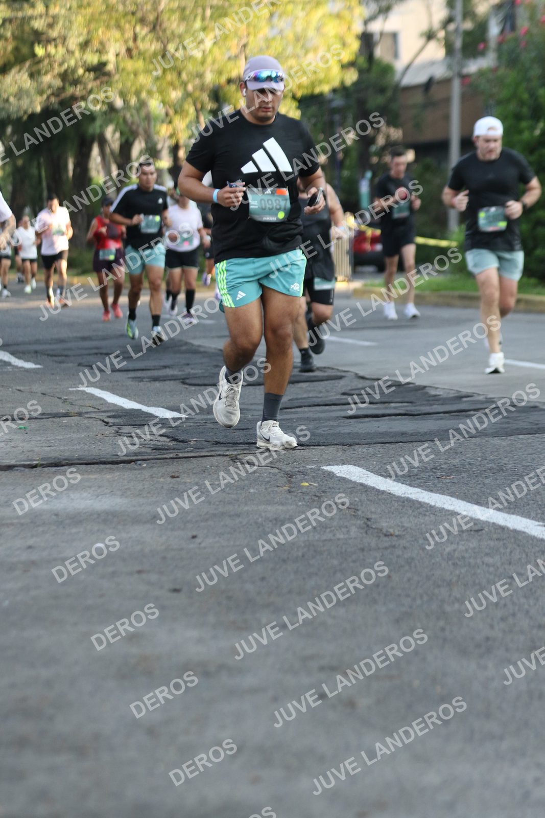Foto de ADIDAS SPLITS GUADALAJARA 15K / 30K en Av. San Ignacio esquina Av. Ignacio L. Vallarta, Zapopan a las 07:30 · dorsal 987