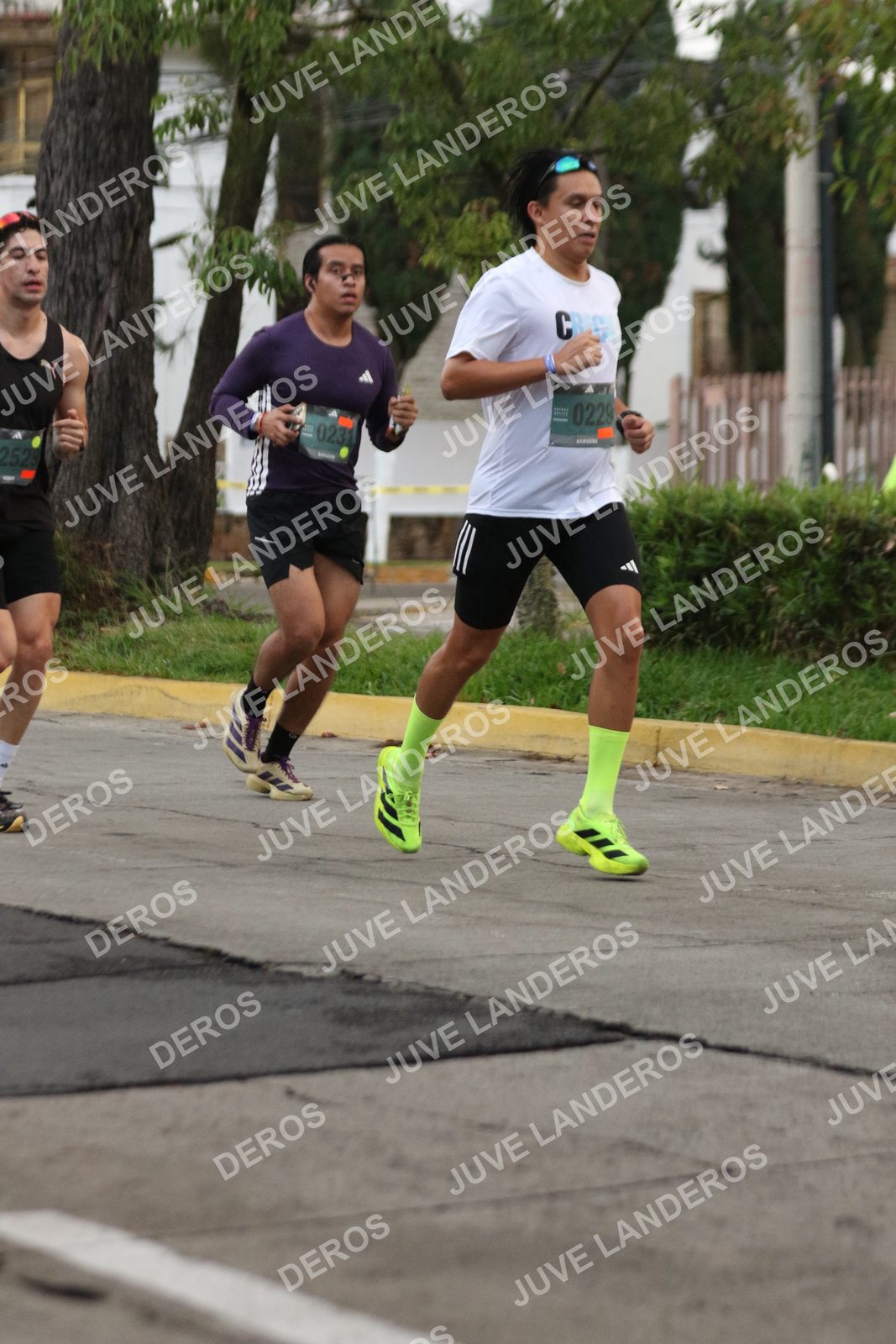 Foto de ADIDAS SPLITS GUADALAJARA 15K / 30K en Av. San Ignacio esquina Av. Ignacio L. Vallarta, Zapopan a las 06:49 · dorsal 229, 231, 2525