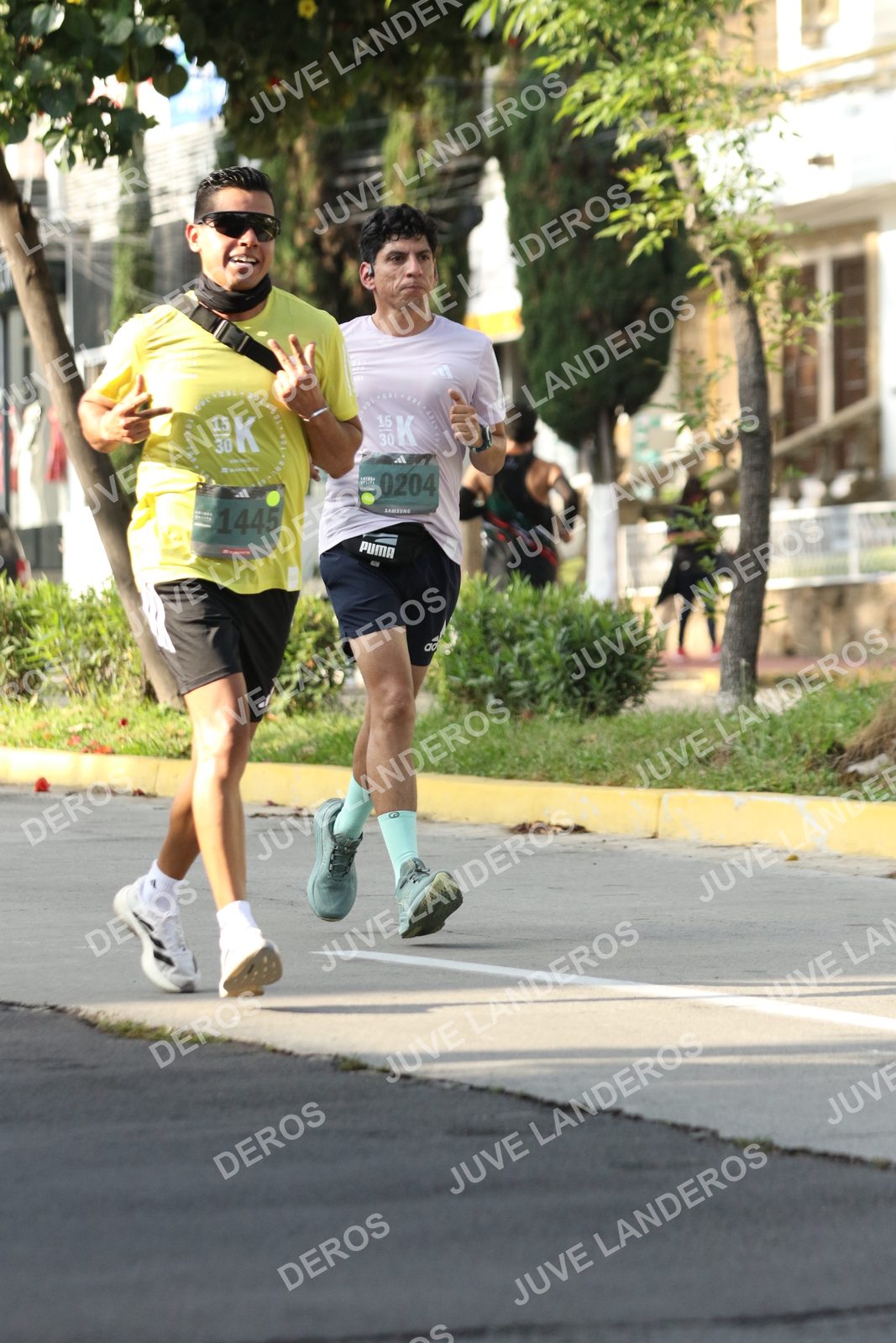 Foto de ADIDAS SPLITS GUADALAJARA 15K / 30K en Av. San Ignacio esquina Av. Ignacio L. Vallarta, Zapopan a las 08:31 · dorsal 204, 1445, 15