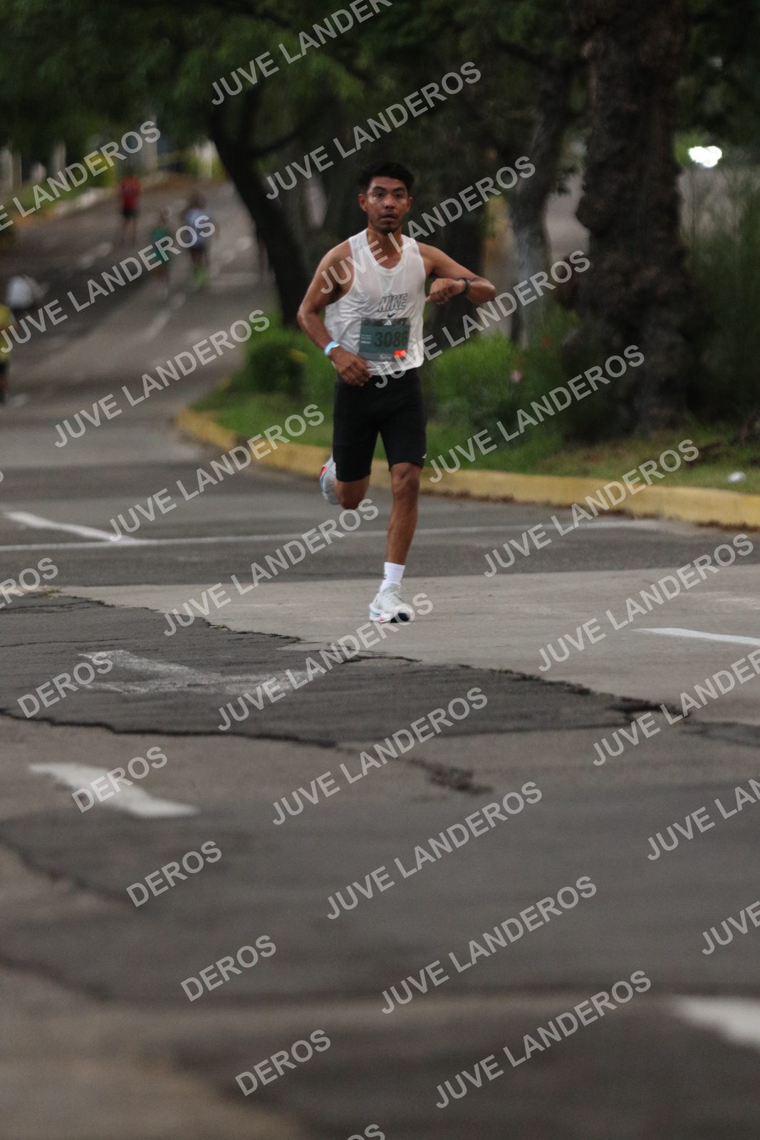 Foto de ADIDAS SPLITS GUADALAJARA 15K / 30K en Av. San Ignacio esquina Av. Ignacio L. Vallarta, Zapopan a las 06:48 · dorsal 3086