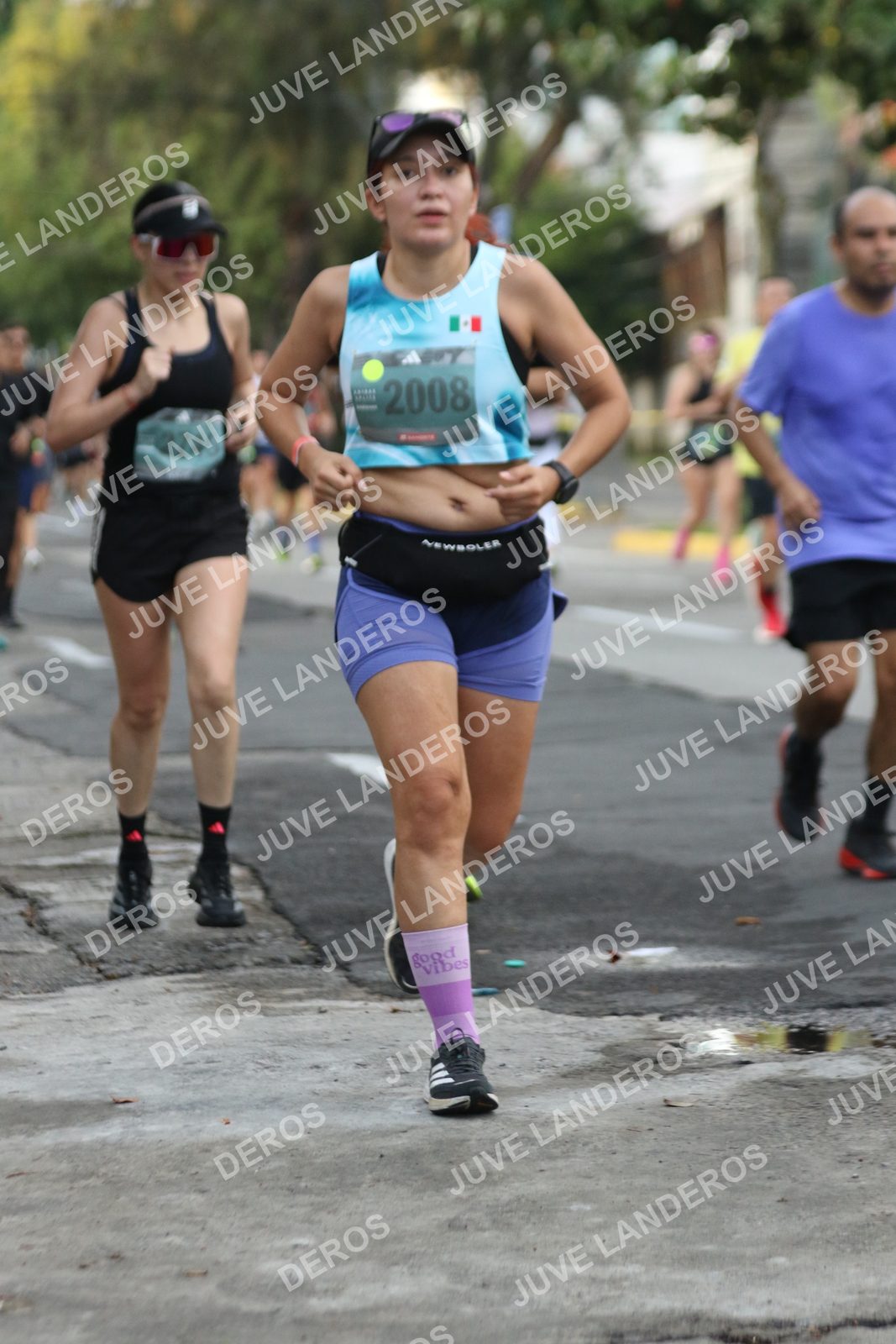 Foto de ADIDAS SPLITS GUADALAJARA 15K / 30K en Av. San Ignacio esquina Av. Ignacio L. Vallarta, Zapopan a las 07:04 · dorsal 2008