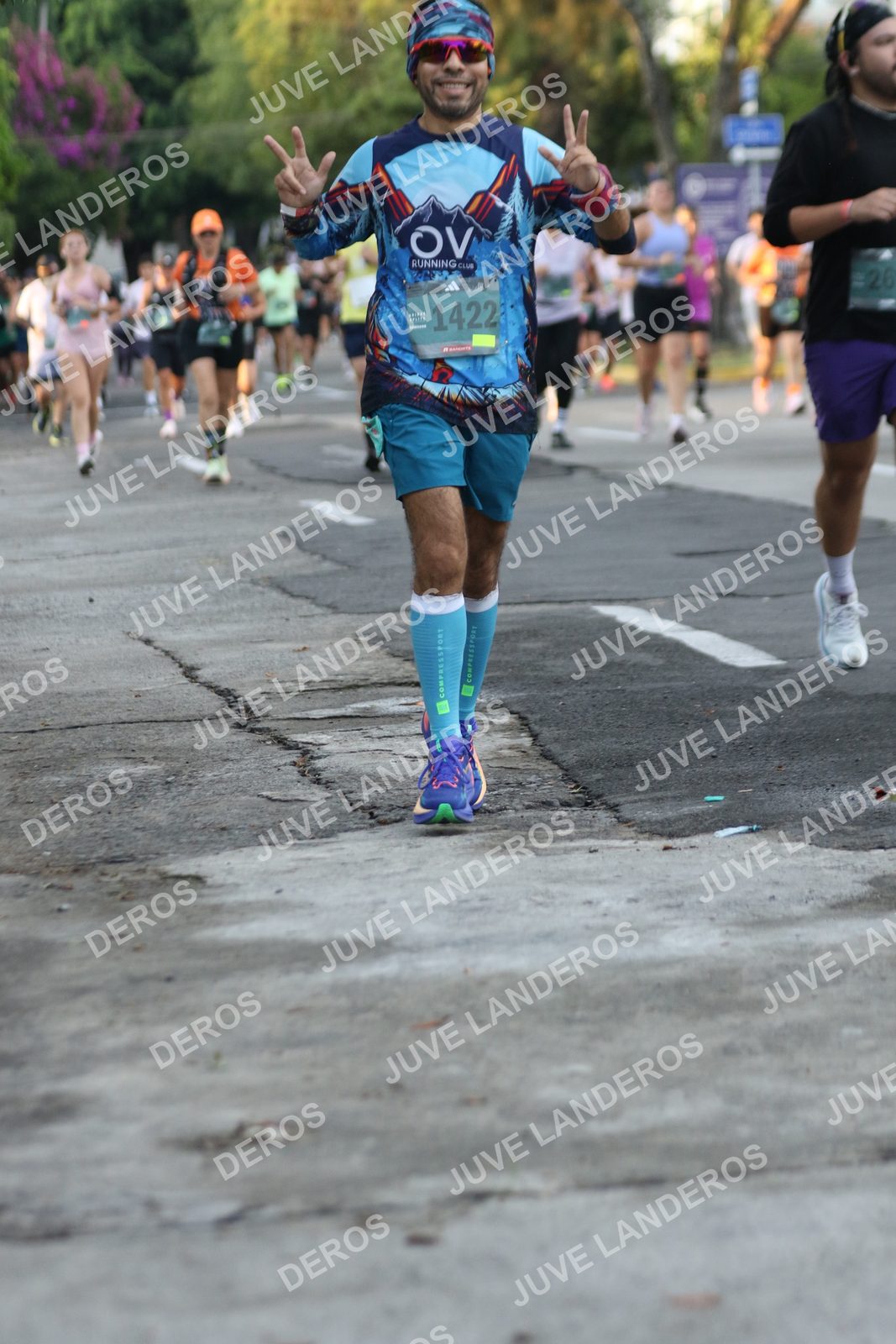 Foto de ADIDAS SPLITS GUADALAJARA 15K / 30K en Av. San Ignacio esquina Av. Ignacio L. Vallarta, Zapopan a las 07:10 · dorsal 1422