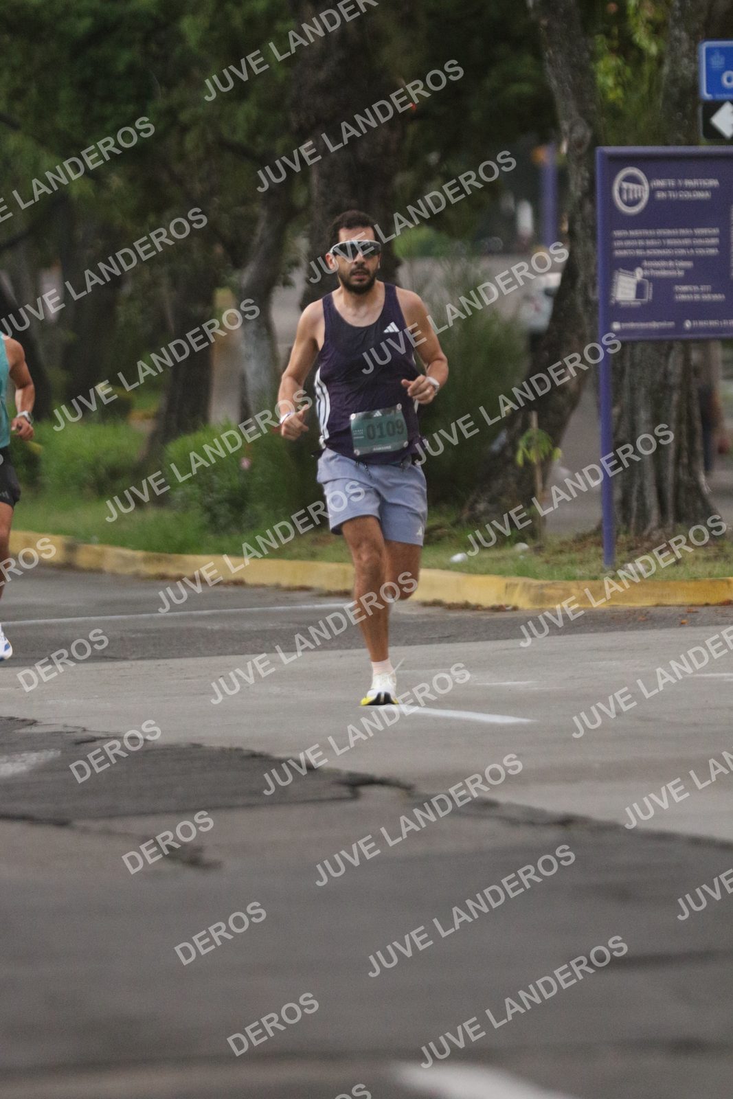 Foto de ADIDAS SPLITS GUADALAJARA 15K / 30K en Av. San Ignacio esquina Av. Ignacio L. Vallarta, Zapopan a las 06:46 · dorsal 109