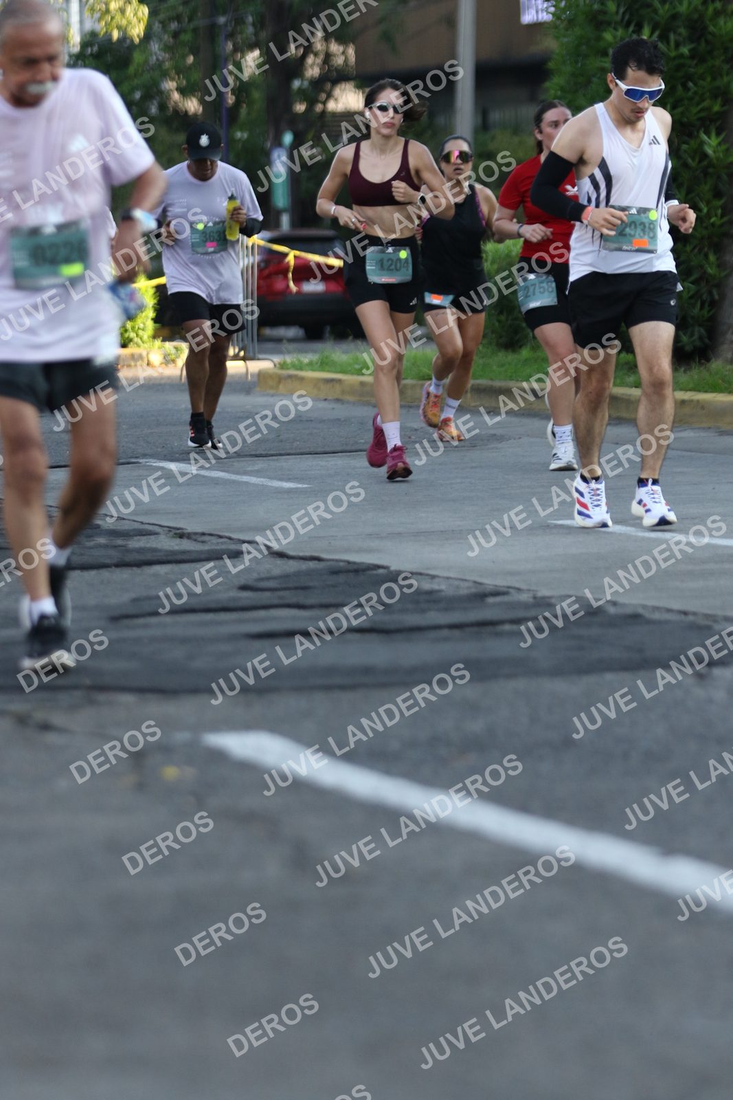 Foto de ADIDAS SPLITS GUADALAJARA 15K / 30K en Av. San Ignacio esquina Av. Ignacio L. Vallarta, Zapopan a las 07:36 · dorsal 1204, 2938, 226, 363
