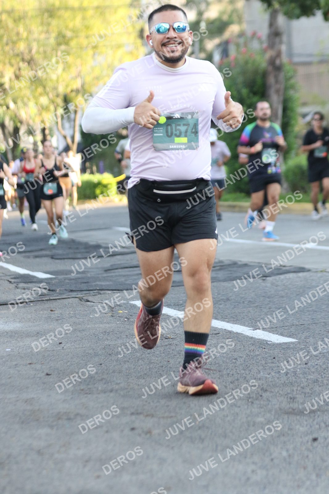 Foto de ADIDAS SPLITS GUADALAJARA 15K / 30K en Av. San Ignacio esquina Av. Ignacio L. Vallarta, Zapopan a las 07:36 · dorsal 574
