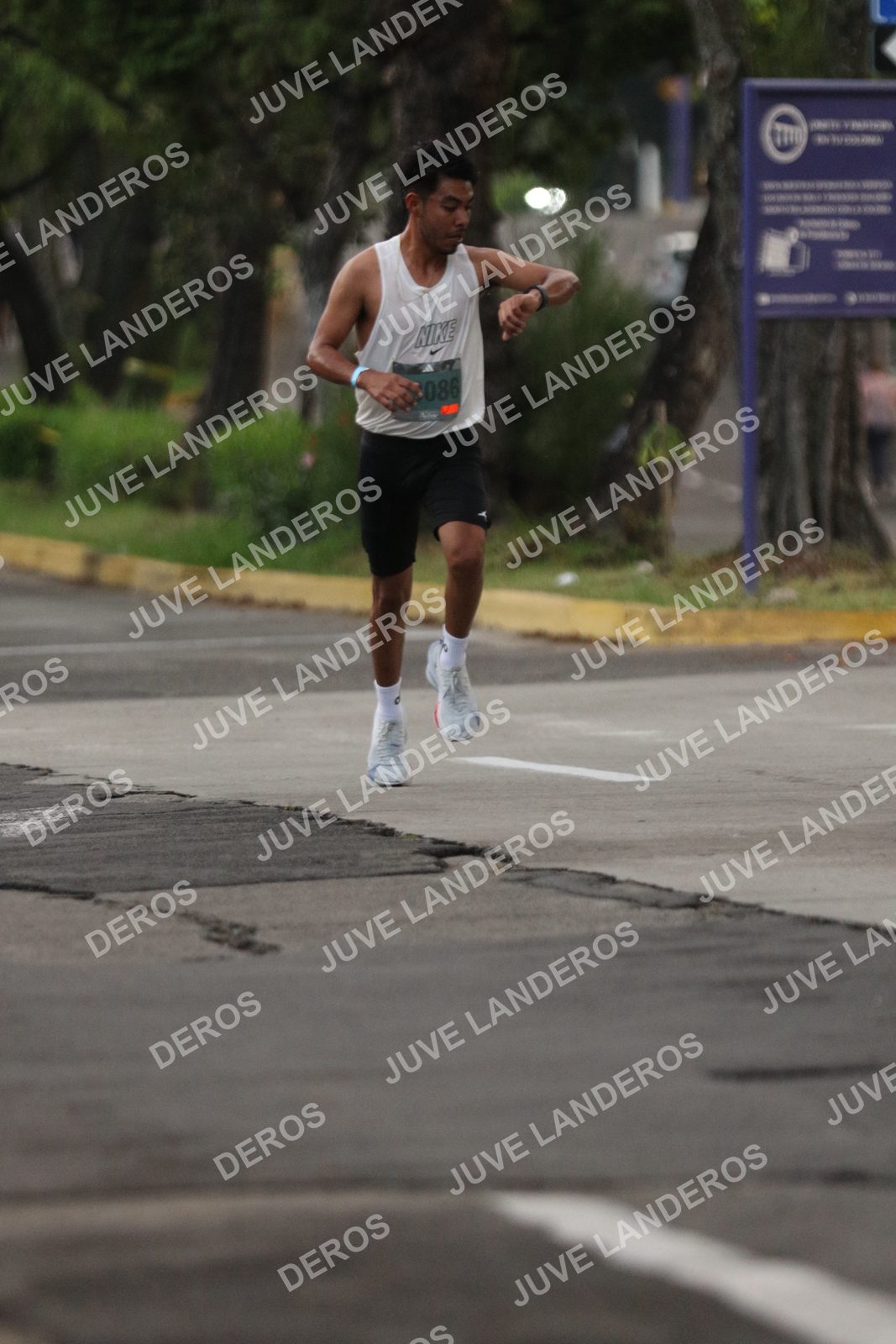 Foto de ADIDAS SPLITS GUADALAJARA 15K / 30K en Av. San Ignacio esquina Av. Ignacio L. Vallarta, Zapopan a las 06:48 · dorsal 86