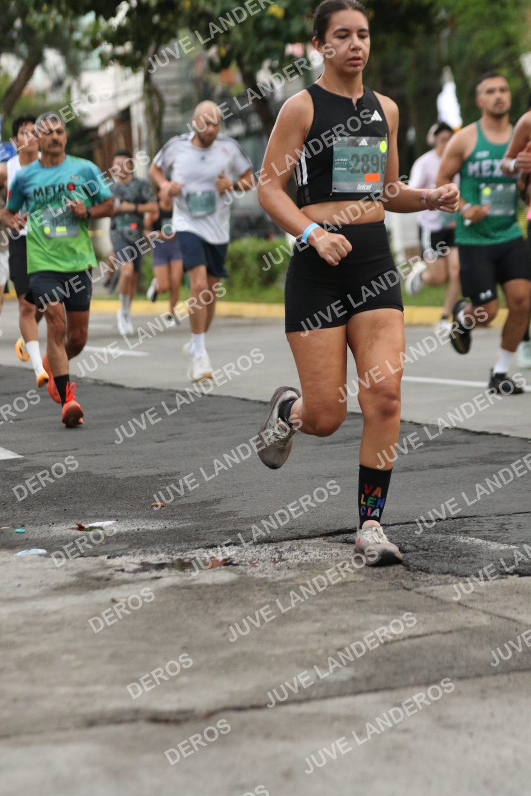 Foto de ADIDAS SPLITS GUADALAJARA 15K / 30K en Av. San Ignacio esquina Av. Ignacio L. Vallarta, Zapopan a las 06:53 · dorsal 2896