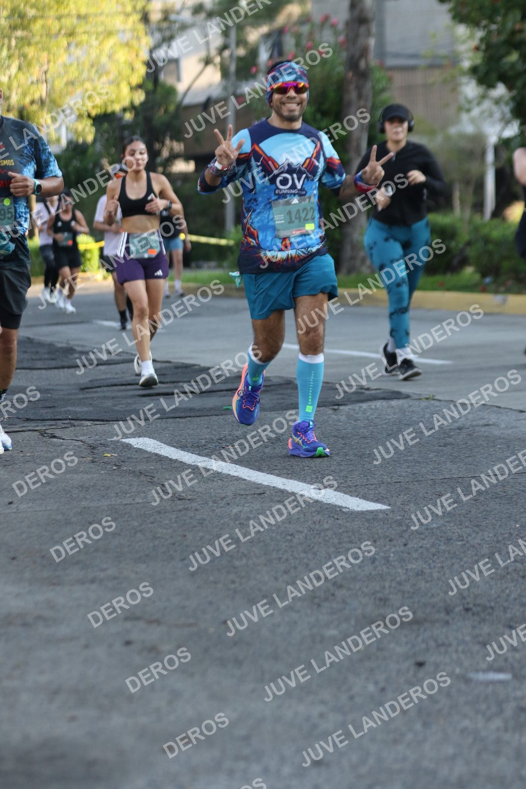 Foto de ADIDAS SPLITS GUADALAJARA 15K / 30K en Av. San Ignacio esquina Av. Ignacio L. Vallarta, Zapopan a las 07:41 · dorsal 1422, 95