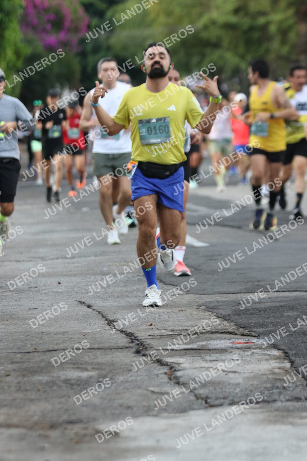 Foto de ADIDAS SPLITS GUADALAJARA 15K / 30K en Av. San Ignacio esquina Av. Ignacio L. Vallarta, Zapopan a las 07:07 · dorsal 160