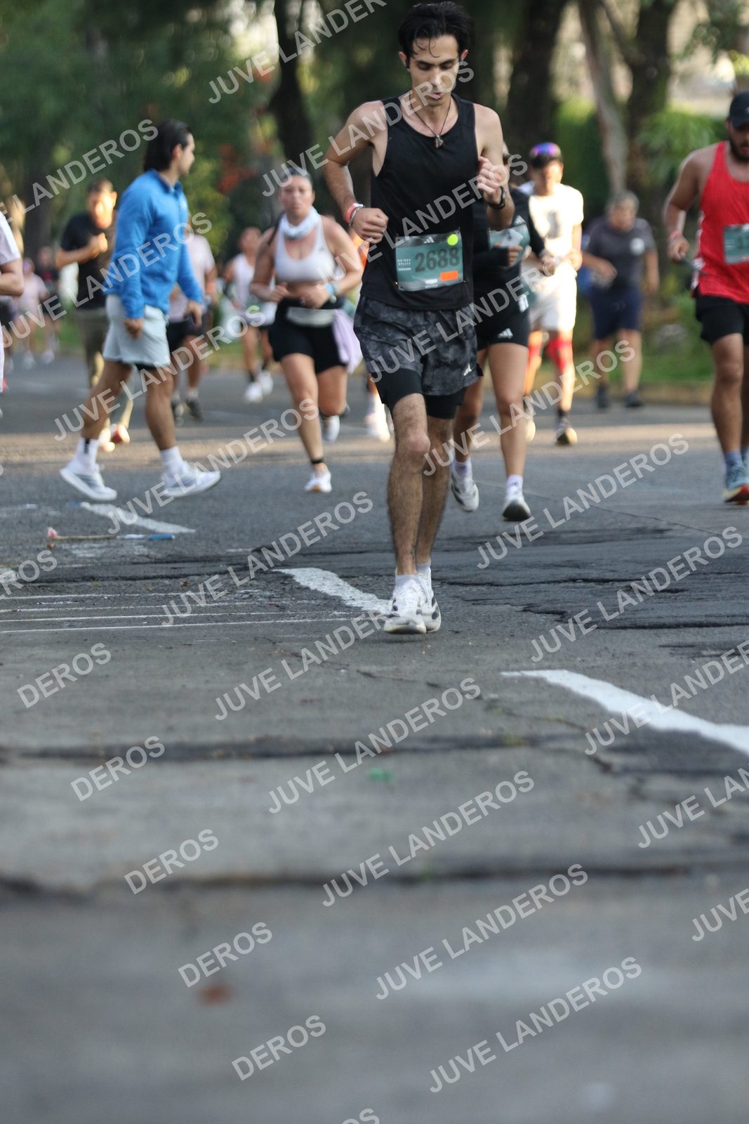 Foto de ADIDAS SPLITS GUADALAJARA 15K / 30K en Av. San Ignacio esquina Av. Ignacio L. Vallarta, Zapopan a las 07:29 · dorsal 2688