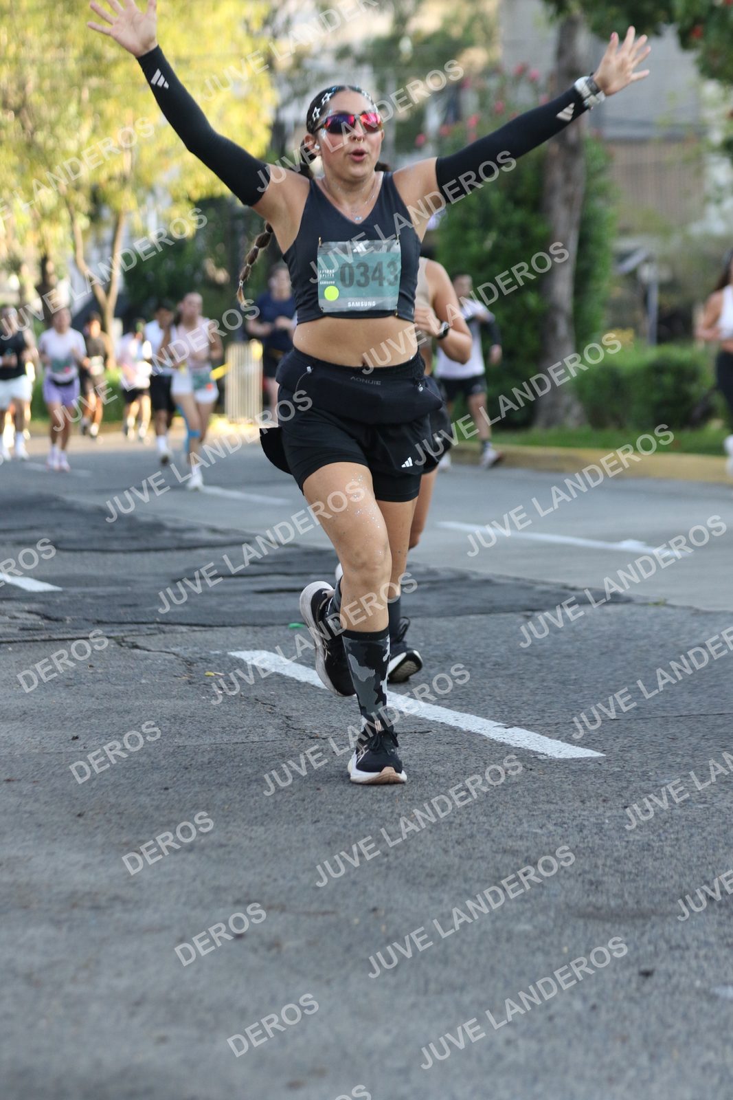 Foto de ADIDAS SPLITS GUADALAJARA 15K / 30K en Av. San Ignacio esquina Av. Ignacio L. Vallarta, Zapopan a las 07:40 · dorsal 343