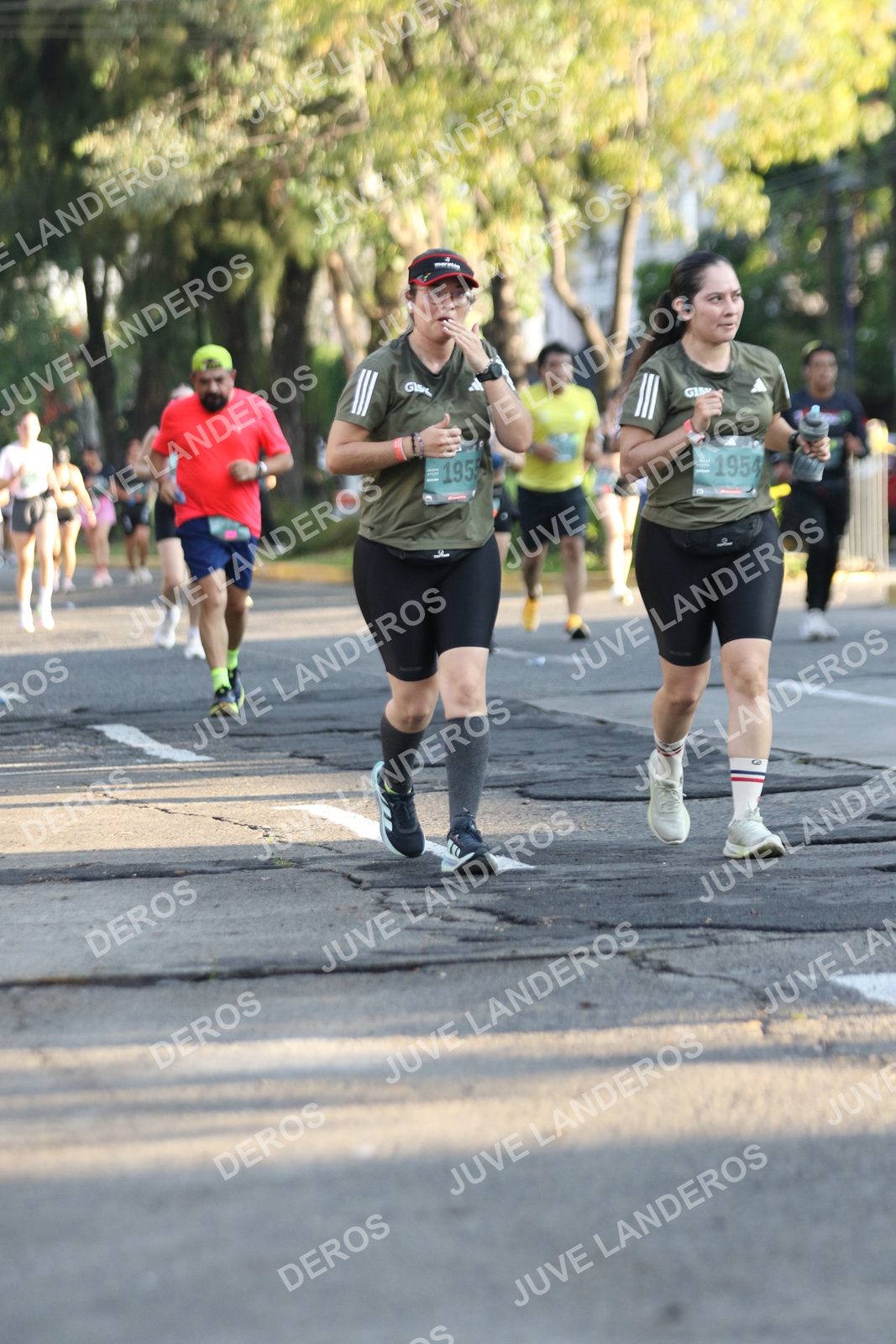 Foto de ADIDAS SPLITS GUADALAJARA 15K / 30K en Av. San Ignacio esquina Av. Ignacio L. Vallarta, Zapopan a las 07:50 · dorsal 1954, 1955