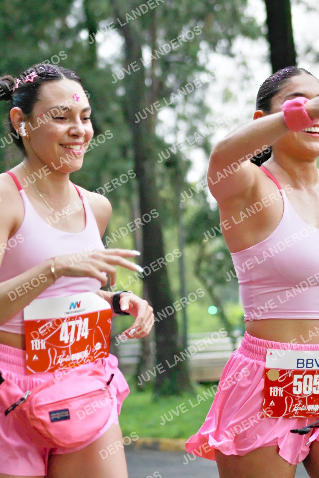 Foto del BARBIE RUN GUADALAJARA en Paseo Andares, Blvd. Puerta de Hierro 4965, Zapopan a las 07:22 · Ruta · dorsal 4774
