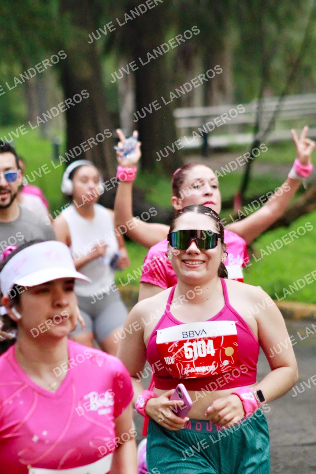 Foto del BARBIE RUN GUADALAJARA en Paseo Andares, Blvd. Puerta de Hierro 4965, Zapopan a las 07:04 · Ruta