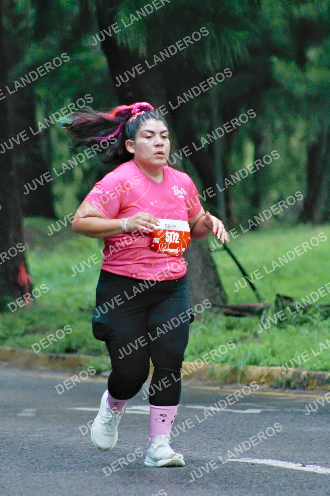 Foto del BARBIE RUN GUADALAJARA en Paseo Andares, Blvd. Puerta de Hierro 4965, Zapopan a las 07:23 · Ruta
