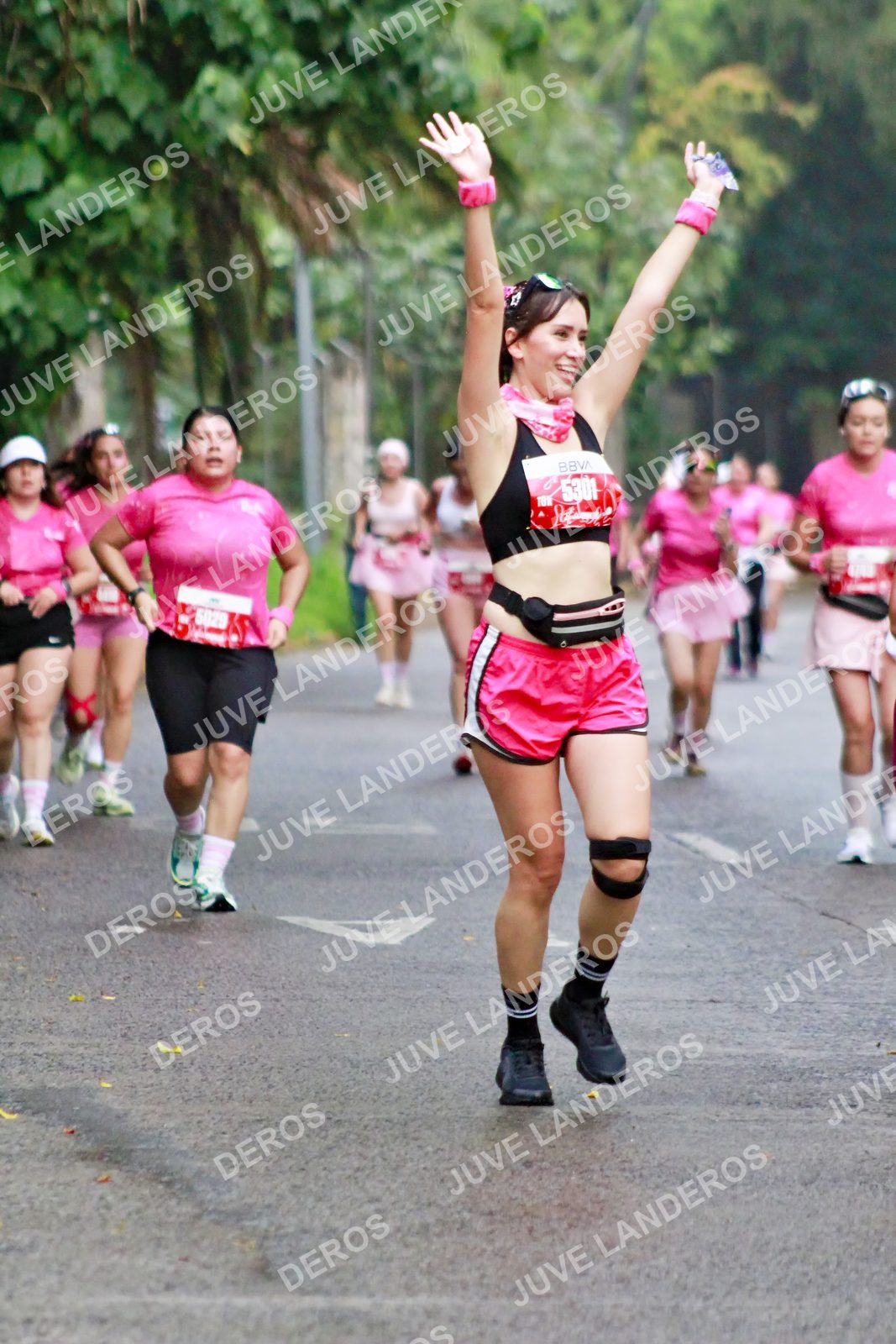 Foto del BARBIE RUN GUADALAJARA en Paseo Andares, Blvd. Puerta de Hierro 4965, Zapopan a las 07:07 · Ruta