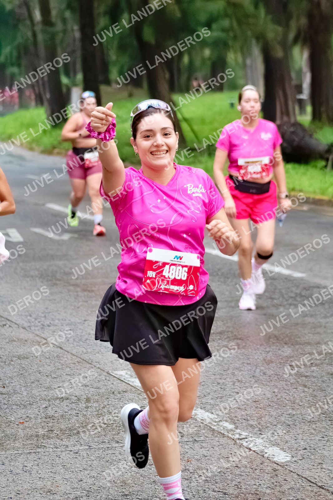 Foto del BARBIE RUN GUADALAJARA en Paseo Andares, Blvd. Puerta de Hierro 4965, Zapopan a las 07:01 · Ruta · dorsal 4806