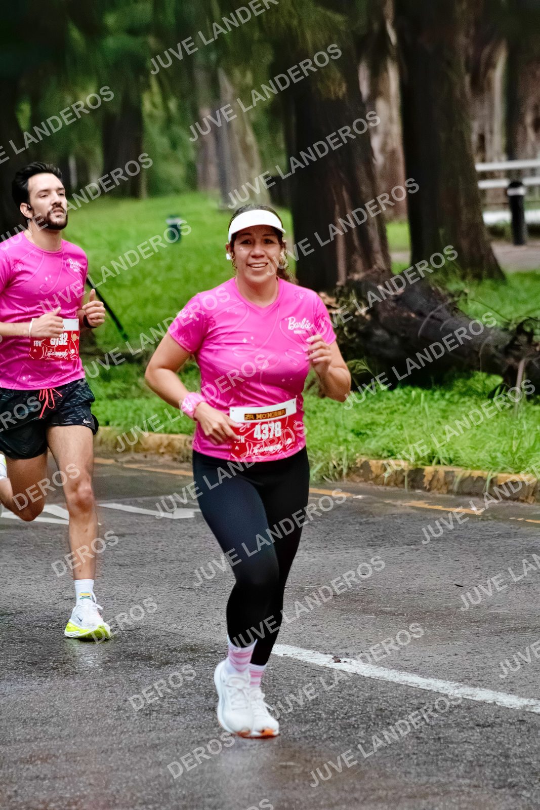 Foto del BARBIE RUN GUADALAJARA en Paseo Andares, Blvd. Puerta de Hierro 4965, Zapopan a las 06:58 · Ruta · dorsal 4378