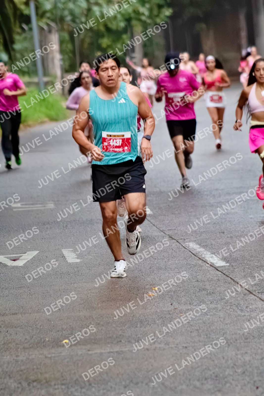 Foto del BARBIE RUN GUADALAJARA en Paseo Andares, Blvd. Puerta de Hierro 4965, Zapopan a las 06:59 · Ruta · dorsal 4437