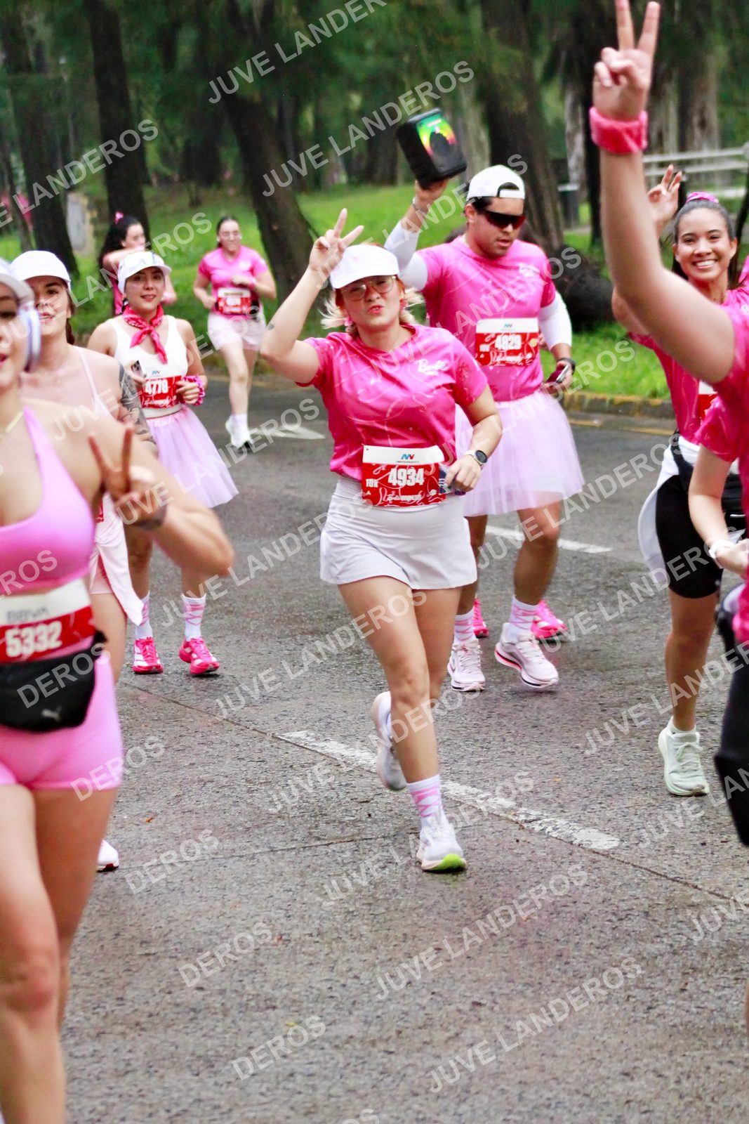 Foto del BARBIE RUN GUADALAJARA en Paseo Andares, Blvd. Puerta de Hierro 4965, Zapopan a las 07:05 · Ruta