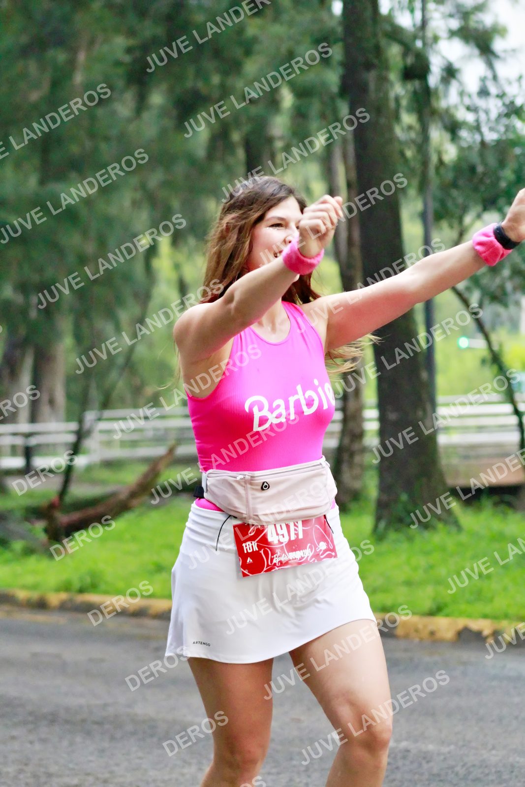 Foto del BARBIE RUN GUADALAJARA en Paseo Andares, Blvd. Puerta de Hierro 4965, Zapopan a las 07:08 · Ruta