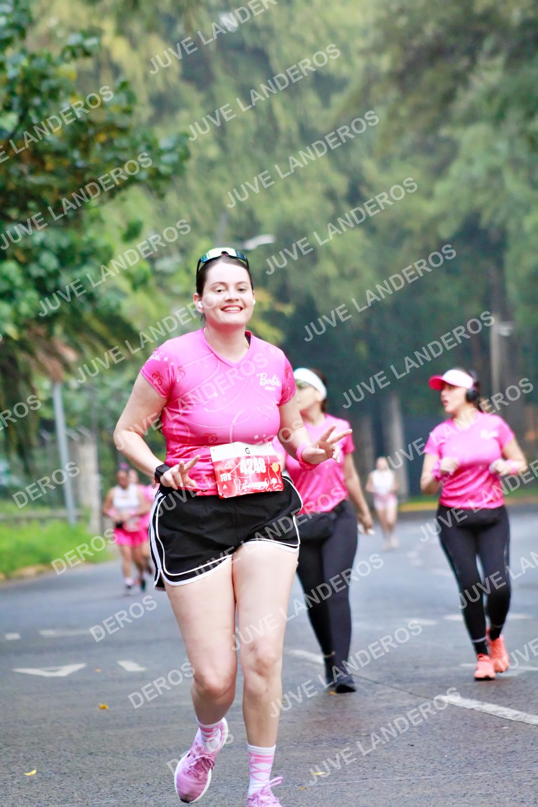 Foto del BARBIE RUN GUADALAJARA en Paseo Andares, Blvd. Puerta de Hierro 4965, Zapopan a las 07:14 · Ruta