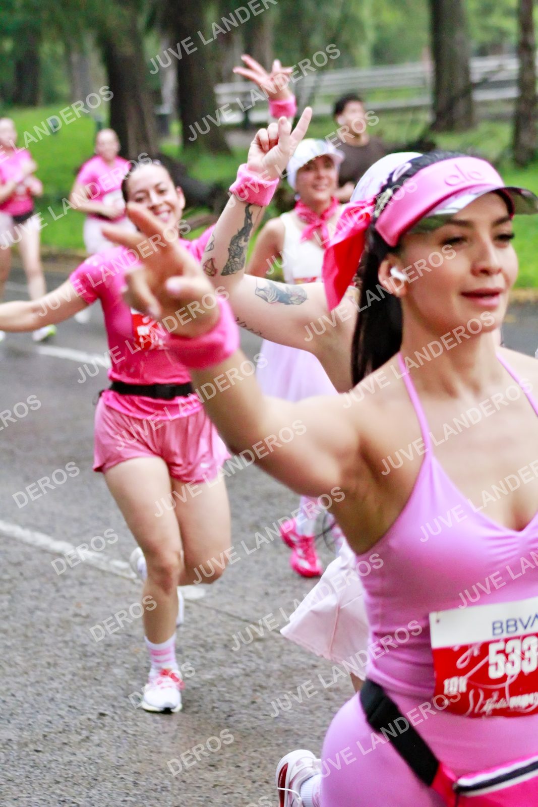 Foto del BARBIE RUN GUADALAJARA en Paseo Andares, Blvd. Puerta de Hierro 4965, Zapopan a las 07:05 · Ruta