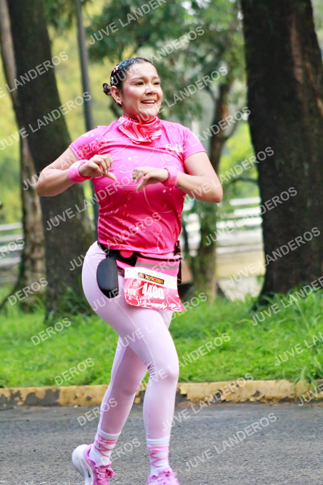 Foto del BARBIE RUN GUADALAJARA en Paseo Andares, Blvd. Puerta de Hierro 4965, Zapopan a las 07:14 · Ruta