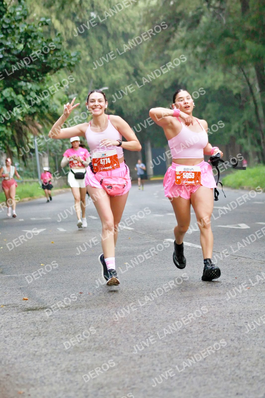 Foto del BARBIE RUN GUADALAJARA en Paseo Andares, Blvd. Puerta de Hierro 4965, Zapopan a las 07:22 · Ruta · dorsal 5053, 4774