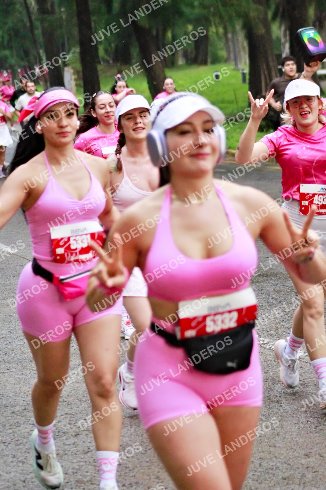Foto del BARBIE RUN GUADALAJARA en Paseo Andares, Blvd. Puerta de Hierro 4965, Zapopan a las 07:05 · Ruta