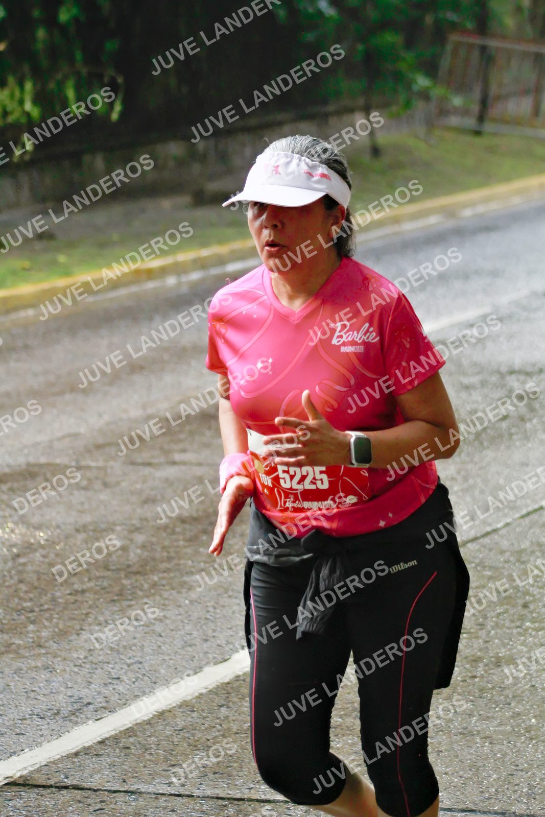 Foto del BARBIE RUN GUADALAJARA en Paseo Andares, Blvd. Puerta de Hierro 4965, Zapopan a las 07:49 · Ruta · dorsal 5225