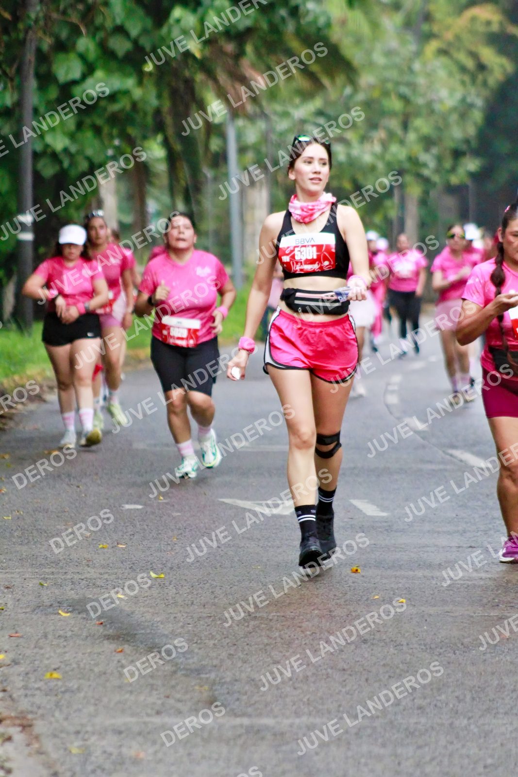 Foto del BARBIE RUN GUADALAJARA en Paseo Andares, Blvd. Puerta de Hierro 4965, Zapopan a las 07:07 · Ruta