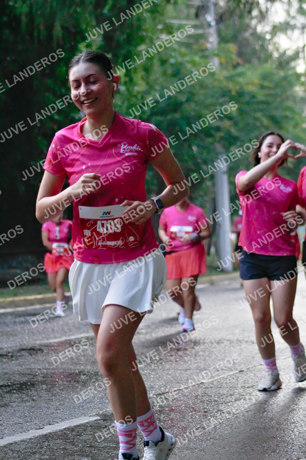 Foto del BARBIE RUN GUADALAJARA en Paseo Andares, Blvd. Puerta de Hierro 4965, Zapopan a las 07:41 · Ruta · dorsal 4703