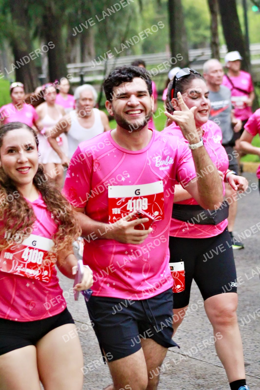 Foto del BARBIE RUN GUADALAJARA en Paseo Andares, Blvd. Puerta de Hierro 4965, Zapopan a las 07:05 · Ruta
