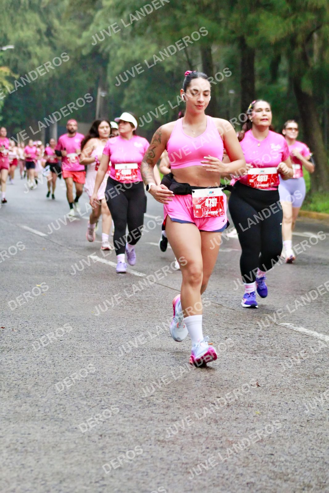 Foto del BARBIE RUN GUADALAJARA en Paseo Andares, Blvd. Puerta de Hierro 4965, Zapopan a las 07:07 · Ruta