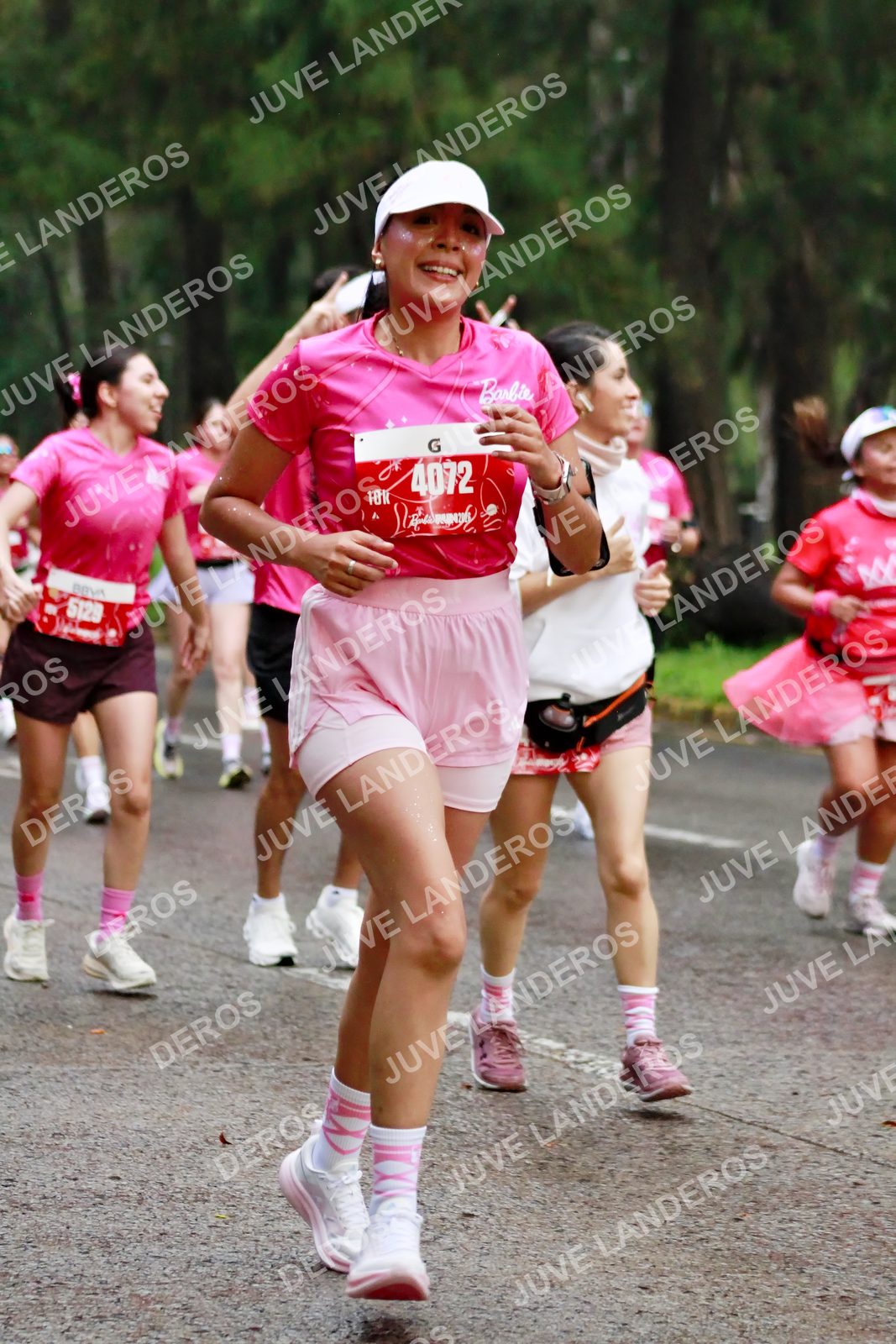 Foto del BARBIE RUN GUADALAJARA en Paseo Andares, Blvd. Puerta de Hierro 4965, Zapopan a las 07:06 · Ruta