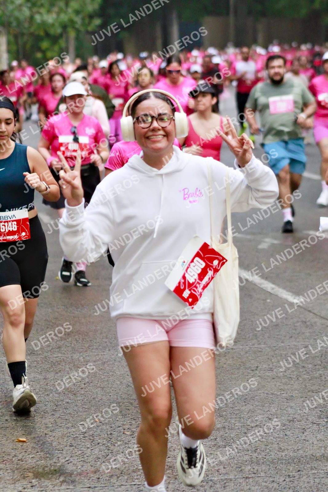 Foto del BARBIE RUN GUADALAJARA en Paseo Andares, Blvd. Puerta de Hierro 4965, Zapopan a las 07:05 · Ruta