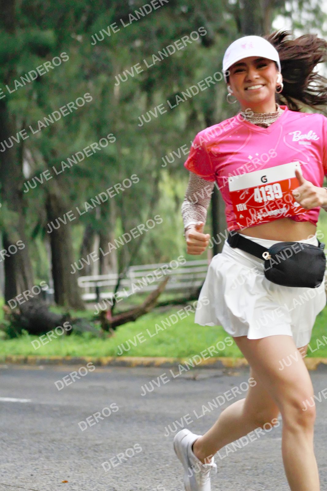 Foto del BARBIE RUN GUADALAJARA en Paseo Andares, Blvd. Puerta de Hierro 4965, Zapopan a las 07:22 · Ruta · dorsal 4139