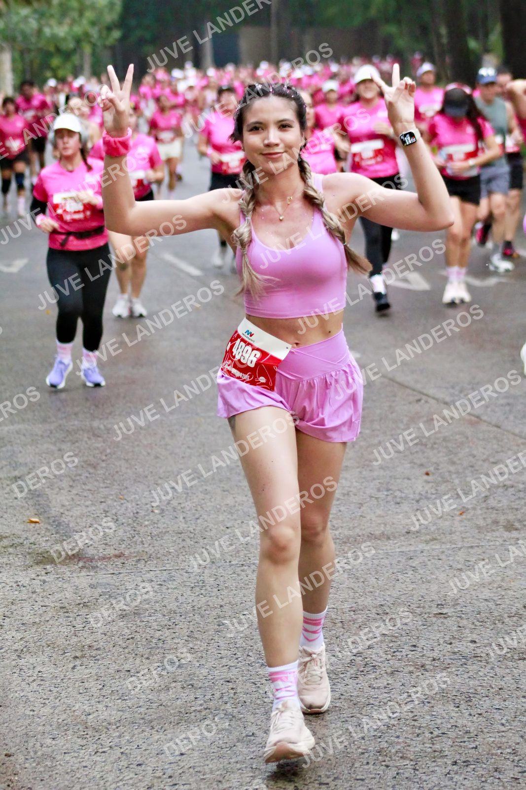 Foto del BARBIE RUN GUADALAJARA en Paseo Andares, Blvd. Puerta de Hierro 4965, Zapopan a las 07:05 · Ruta