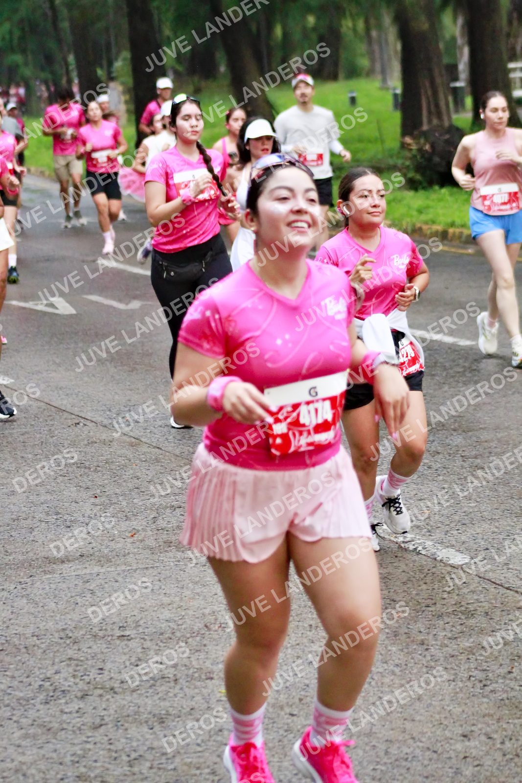 Foto del BARBIE RUN GUADALAJARA en Paseo Andares, Blvd. Puerta de Hierro 4965, Zapopan a las 07:04 · Ruta
