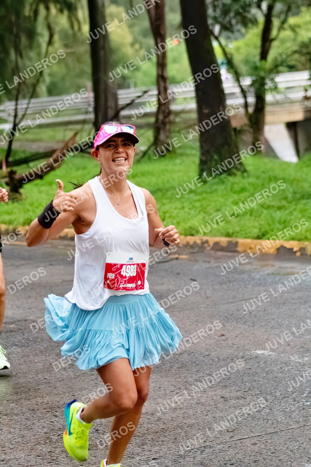 Foto del BARBIE RUN GUADALAJARA en Paseo Andares, Blvd. Puerta de Hierro 4965, Zapopan a las 06:59 · Ruta · dorsal 4983