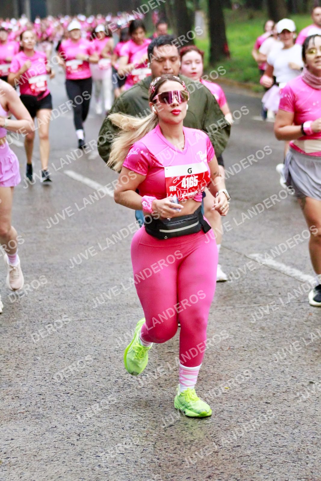 Foto del BARBIE RUN GUADALAJARA en Paseo Andares, Blvd. Puerta de Hierro 4965, Zapopan a las 07:05 · Ruta