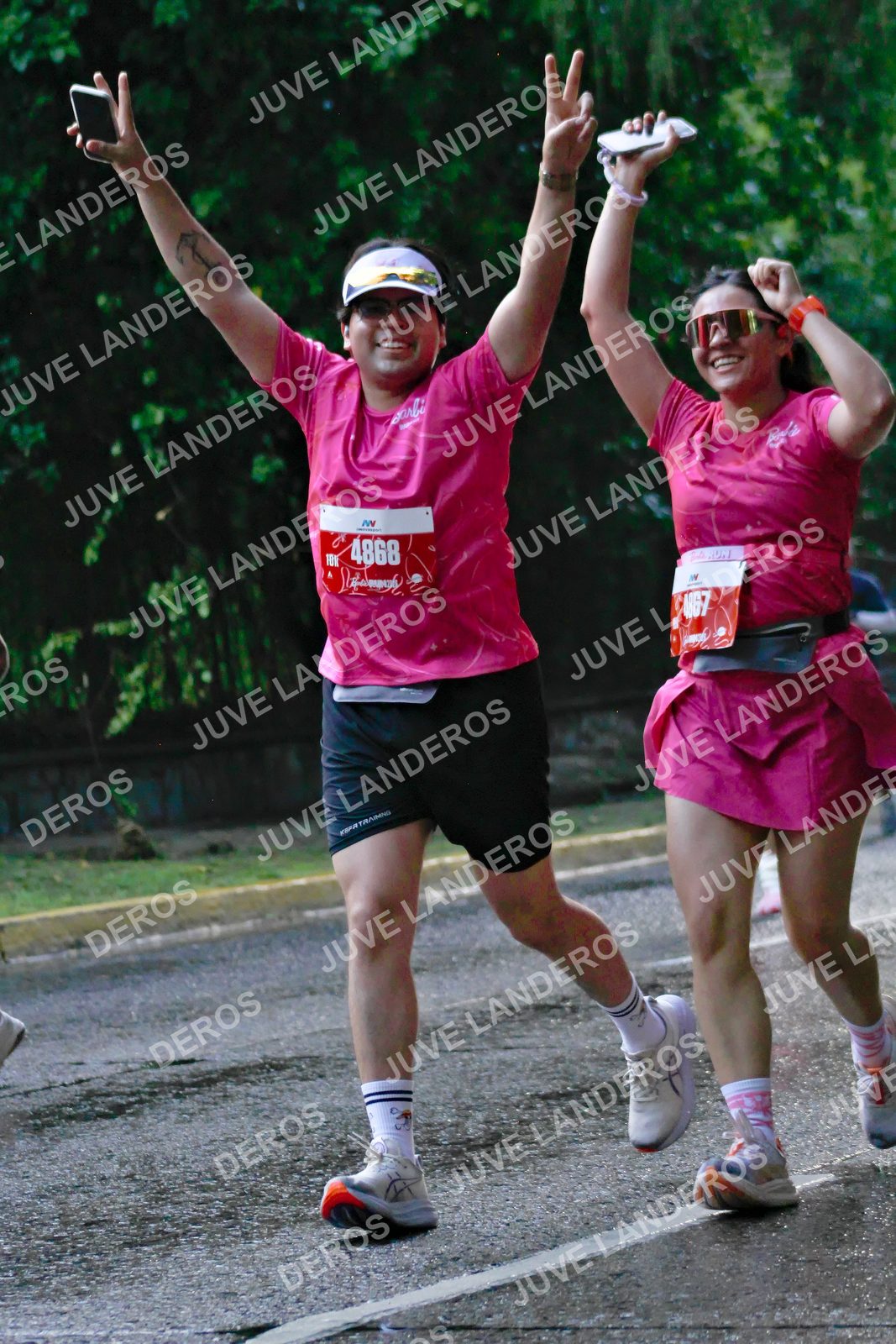 Foto del BARBIE RUN GUADALAJARA en Paseo Andares, Blvd. Puerta de Hierro 4965, Zapopan a las 07:40 · Ruta · dorsal 4868
