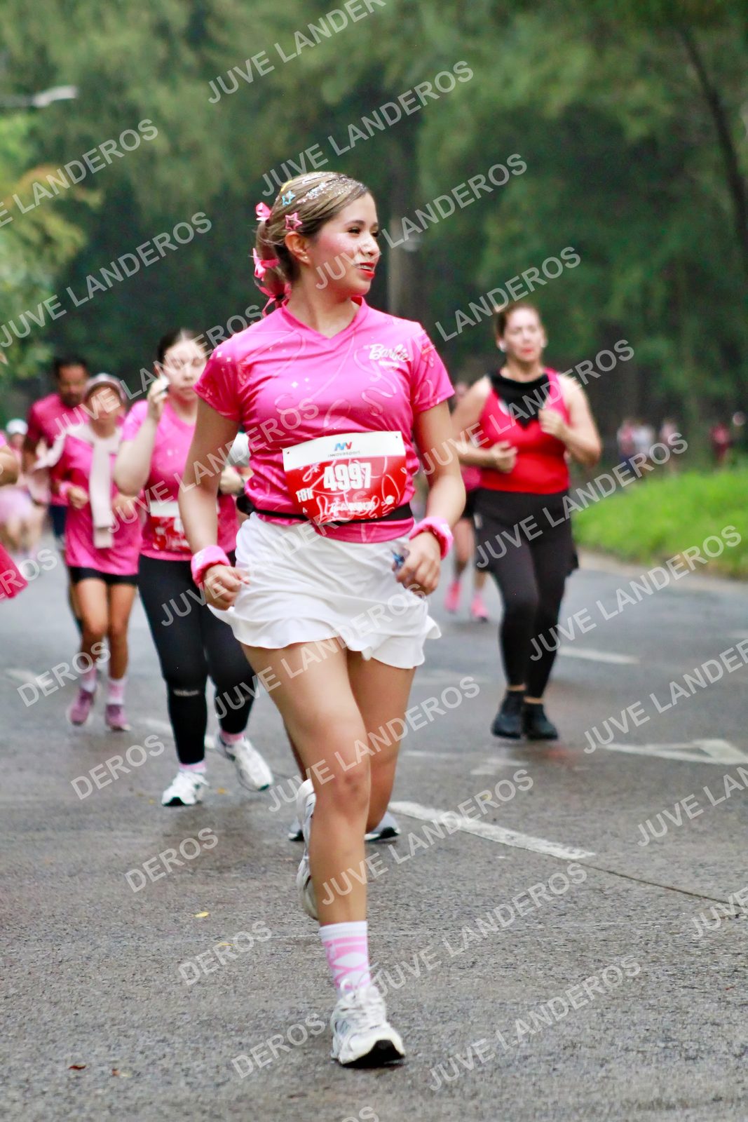 Foto del BARBIE RUN GUADALAJARA en Paseo Andares, Blvd. Puerta de Hierro 4965, Zapopan a las 07:06 · Ruta