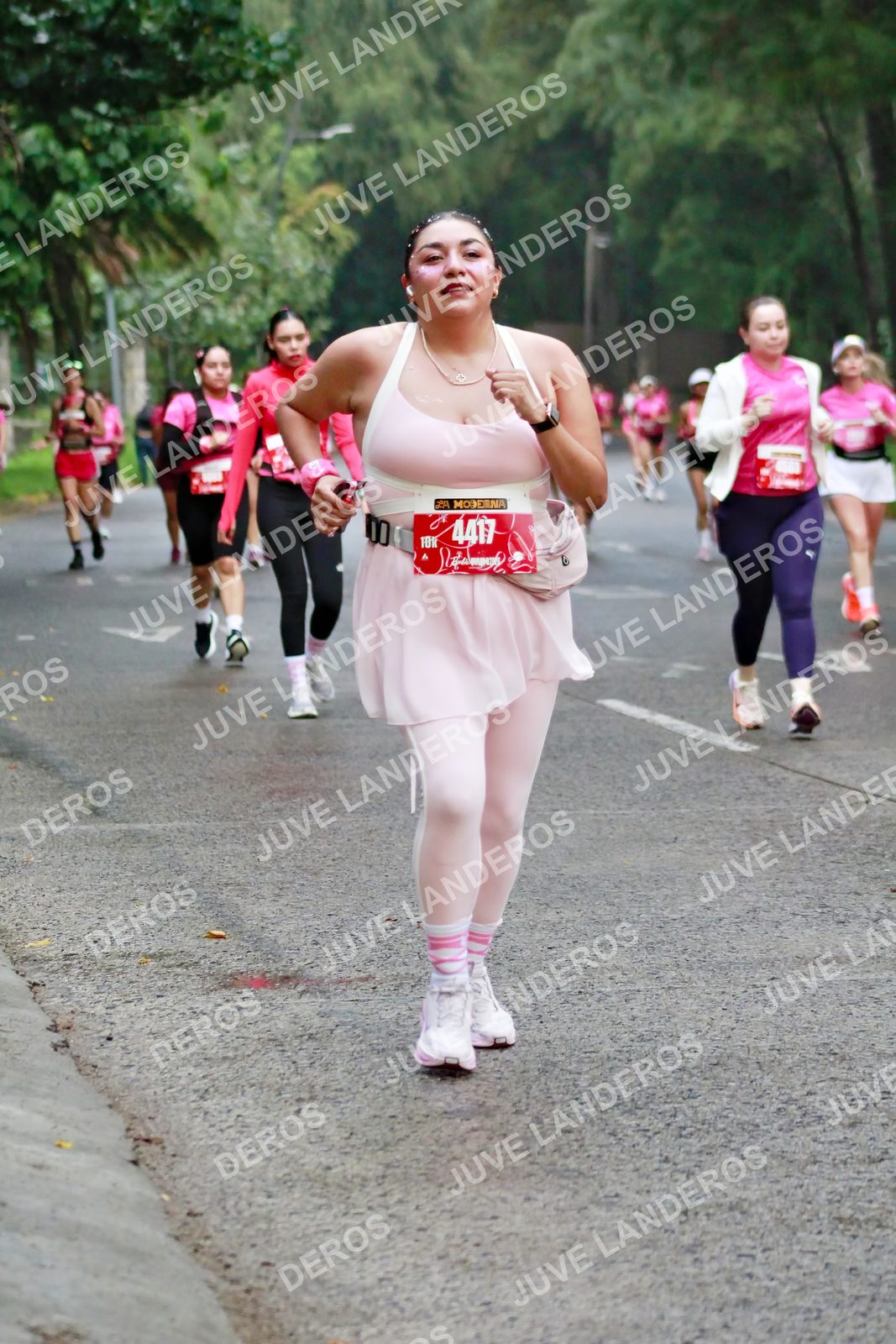 Foto del BARBIE RUN GUADALAJARA en Paseo Andares, Blvd. Puerta de Hierro 4965, Zapopan a las 07:07 · Ruta